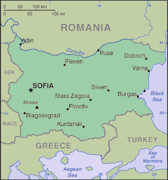 Bulgarian Map