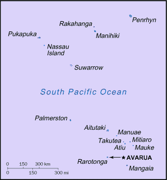 Cook Islander Map