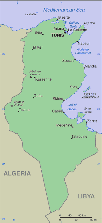 Tunisian Map